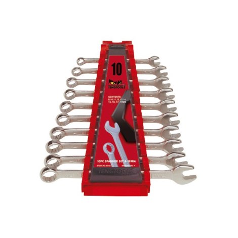 Veržliarakčių komplektas Teng Tools 6510A; 10 vnt.