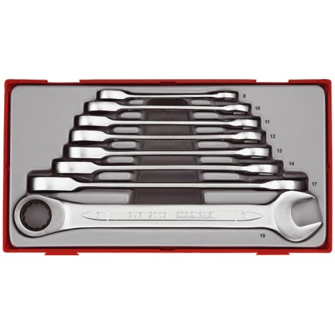 Terkšlinių veržliarakčių rinkinys Teng Tools TT6508RS; 8 vnt.