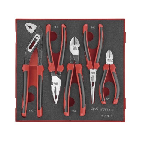 Replių komplektas Teng Tools TED441-T; EVA; 5 vnt.