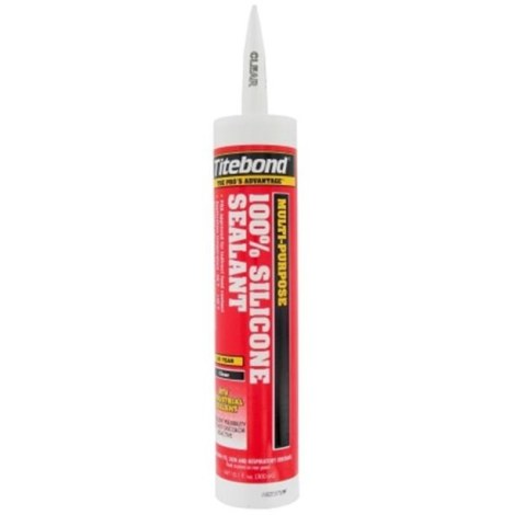 Hermetikas vidaus ir lauko darbams Titebond Silicone; 300 ml; baltas