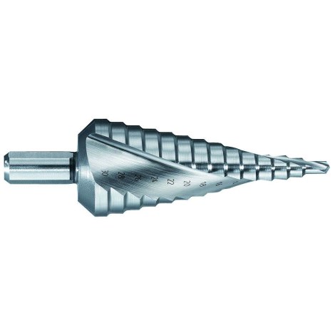 Pakopinis grąžtas Tivoly HSS Spiral; 4-20x75 mm