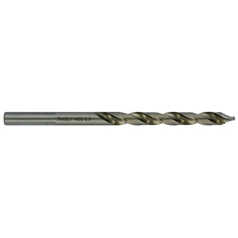 Grąžtas metalui Tivoly 11457060550; 5,5x93 mm; 5 vnt.