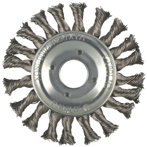 Vielinis apvalus šepetys Tyrolit T942005; 178 mm