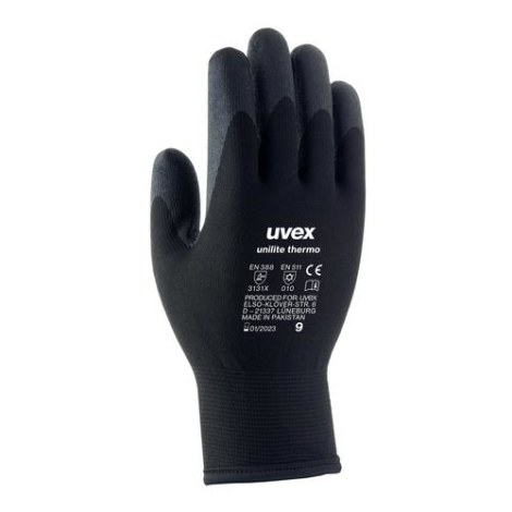 Žieminės darbinės pirštinės Uvex Unilite Thermo; 3131X; 11 dydis