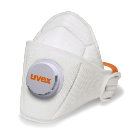 Respiratorius su vožtuvu UVEX Silv-Air Premium 5210; FFP2; balta