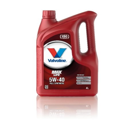 Alyva Valvoline MAXLIFE 5W40; 4 L