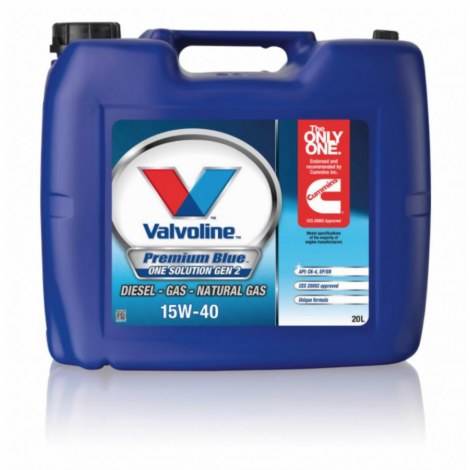 Alyva Valvoline PREMIUM BLUE ONE SOL GEN2 15W40; 20 l