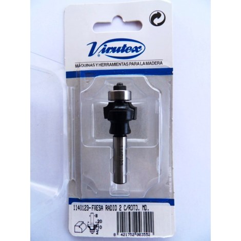 Apvalinimo freza Virutex R2 su guoliu 