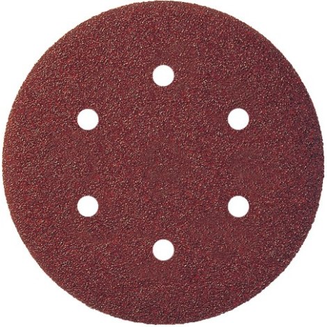 Šlif. popierius eksc. šlifuokliui Virutex; 150 mm; P40; 8 vnt.