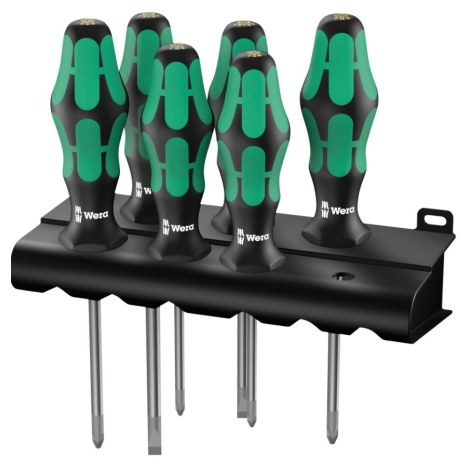 Atsuktuvų komplektas Wera Kraftform Plus Lasertip; 6 vnt.