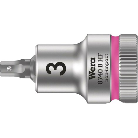 Sukimo galvutė Wera WE05003030001; HEX-plus; 3/8''; 3x35 mm 