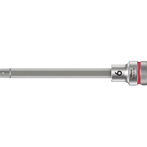 Sukimo galvutė Wera WE05003036001; HEX-plus; 3/8''; 6x107 mm 