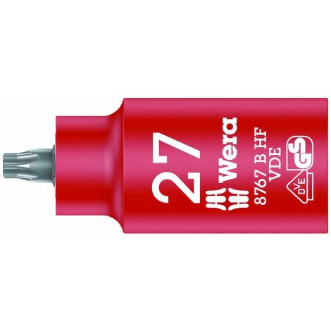 Sukimo galvutė Wera WE05004922001; TORX; VDE; 3/8''; 27x55 mm 