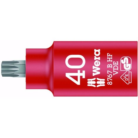 Sukimo galvutė Wera WE05004924001; TORX; VDE; 3/8''; 40x55 mm 