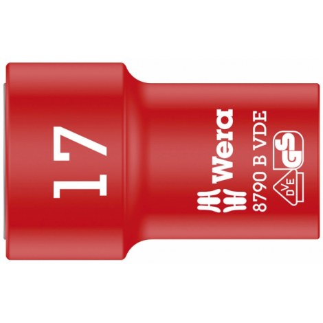 Sukimo galvutė Wera WE05004961001; VDE; 3/8''; 17x46 mm 