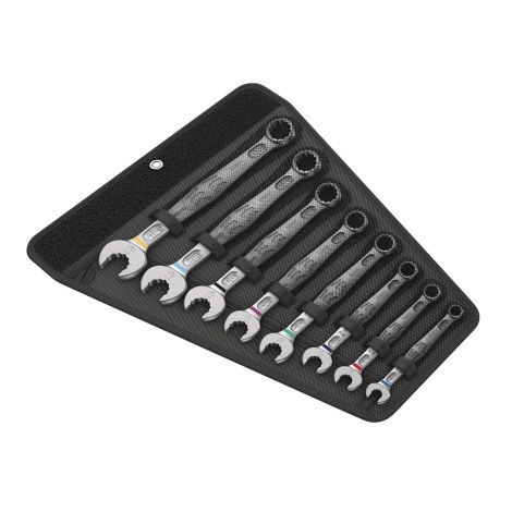 Kombinuotų veržliarakčių komplektas Wera 6003 Joker 8 Imperial Set 1; 8 vnt.