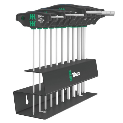 Atsuktuvų komplektas Wera 454/10 HF Set Imperial 2; 10 vnt.