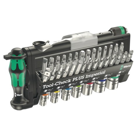 Įrankių komplektas Wera Tool-Check PLUS Imperial; 39 vnt.