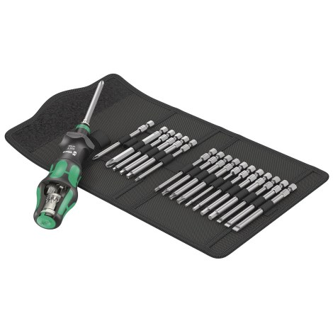 Atsuktuvo rankena Wera Kraftform Kompakt Turbo Imperial 1 + sukimo antgaliai