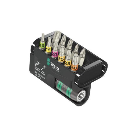 Sukimo antgalių rinkinys Wera Bit-Check 12 Wood TX HF 1 SB; 12 vnt.