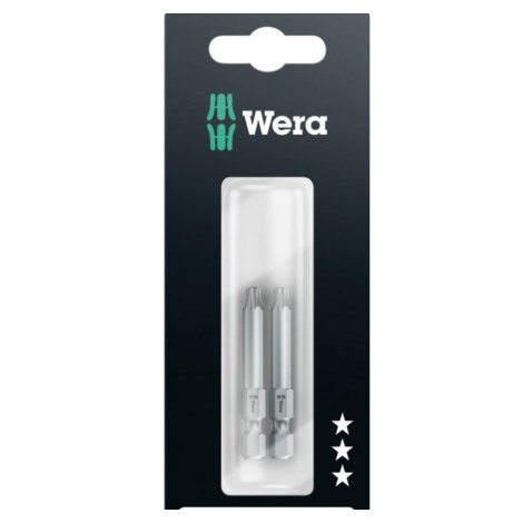 Sukimo antgalis Wera WE05073723001; T25; 50 mm; 2 vnt.