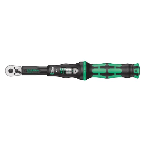 Dinamometrinis raktas Wera Click-Torque A 5; 1/4''; 2,5-25 Nm