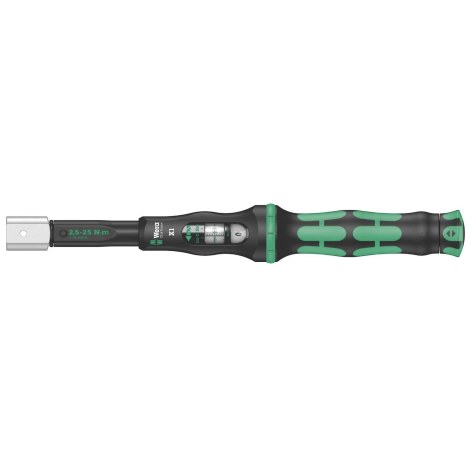 Dinamometrinis raktas Wera Click-Torque X 1; 9x12 mm; 2,5-25 Nm