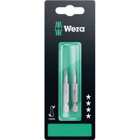 Sukimo antgalis Wera 851/4 TZ; PH1; 50 mm; 2 vnt.; blisteryje