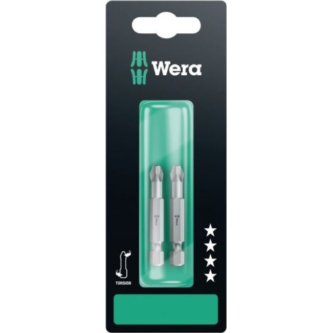 Sukimo antgalis Wera 851/4 TZ; PH3; 50 mm; 2 vnt.; blisteryje