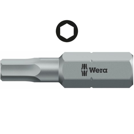 Sukimo antgalis Wera WE05135076001; 1/4''; 25 mm