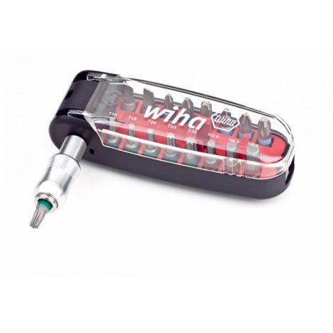 Sukimo antgalių rinkinys Wiha 35565; 17 vnt.