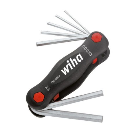 Šešiakampių raktų rinkinys Wiha WIH/351/PK7; 1,5-6 mm; 7 vnt.