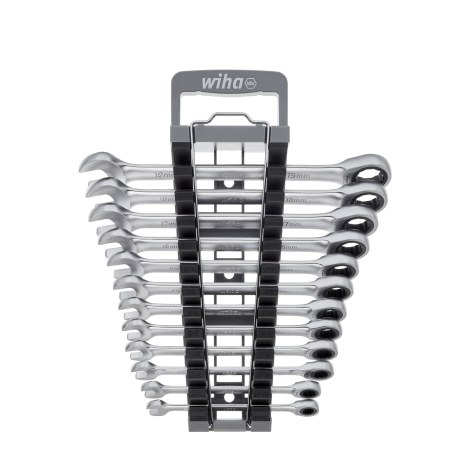Terkšlinių veržliarakčių rinkinys Wiha W44665; 8-19 mm; 12 vnt.