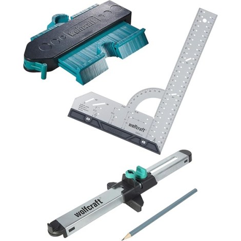 Rinkinys laminato sujungimui su pleištais Wolfcraft W6976000