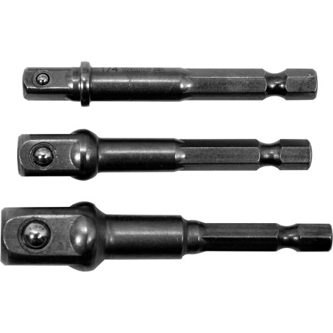 Adapterių rinkinys Yato YT-04685; HEX 1/4'', 3/8'', 1/2''