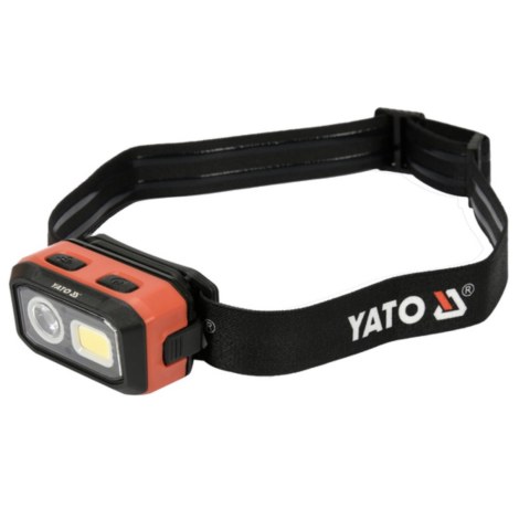 Prožektorius nešiojamas ant galvos Yato YT-08593; 3,7 V; 1x1,0 Ah akum.