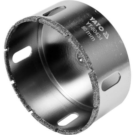 Deimantinė gręžimo karūna Yato YT-60434; 80 mm 