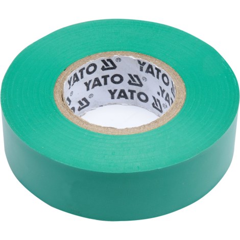 Izoliacinė juosta Yato YT-81652; 0,13x19 mm; 20 m; žalia