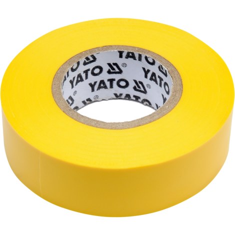 Izoliacinė juosta Yato YT-81654; 0,13x19 mm; 20 m; geltona