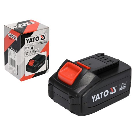 Akumuliatorius Yato YT-82843; 18 V; 3,0 Ah; Li-ion 