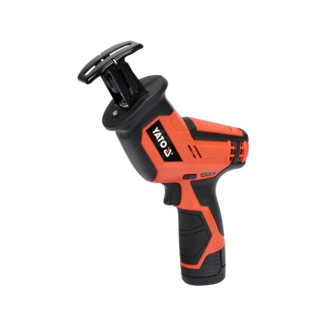 Akumuliatorinis tiesinis pjūklas Yato YT-82904; 12 V; 1x2,0 Ah akum.