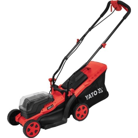 Akumuliatorinė vejapjovė Yato YT-85221; 2x18 V; (be akumuliatoriaus ir pakrovėjo)