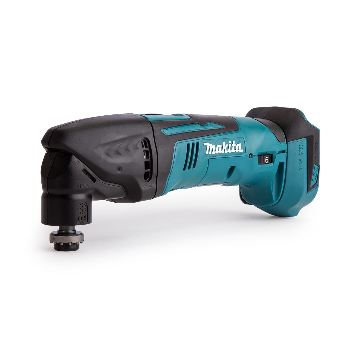 Daugiafunkcinis įrankis Makita DTM50ZX1; 18 V (be