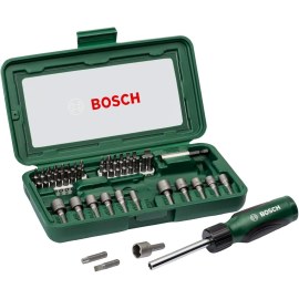 46 dalių priedų komplektas Bosch TITANIUM