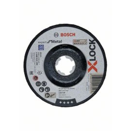 Šlifavimo diskas Bosch Expert for Metal X-LOCK; Ø125x6,0 mm 