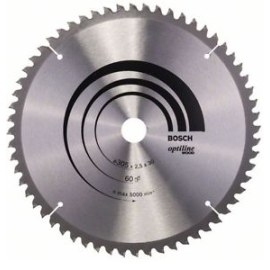 Pjovimo diskas medienai Bosch OPTILINE WOOD; 305x2,5x30,0 mm; Z60; -5°  