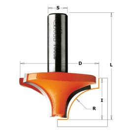 Apvalinimo freza CMT 727.050.11; 21/12 mm 