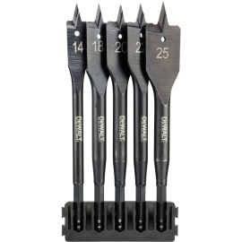 Plunksninių grąžtų rinkinys medienai DeWalt DT70833-QZ; 14-25 mm; 5 vnt.