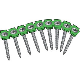 Išorinių gipskartonio plokščių sraigtai juostoje GU Aqua kombi, mediniam/plieniniam profiliui, CorrSeal Essve 536330; 3,9x30 mm; 1000 vnt.