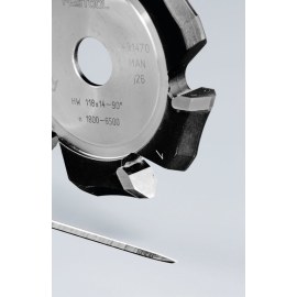 V-formos griovelių freza Festool; 118 mm; 90° aliuminiui
